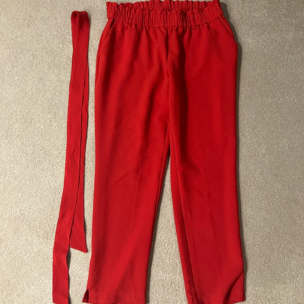 Red Loft Pants